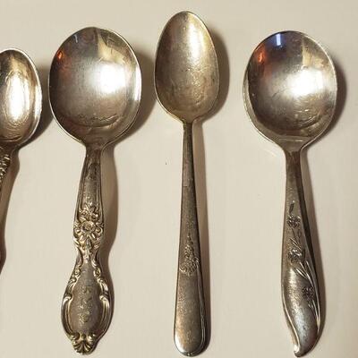 Lot #138: Assorted Collection of Children's  Utensils (Silverplate)