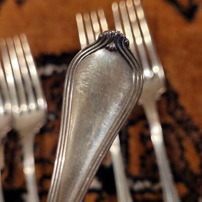 Lot #143: (6) Antique/Vintage Sterling Silver Forks