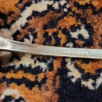 Lot #144: Large Vintage REED & BARTON Silver-plated Serving Spoon