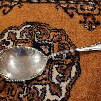 Lot #144: Large Vintage REED & BARTON Silver-plated Serving Spoon