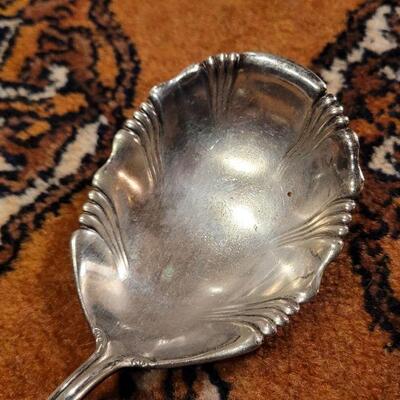Lot #144: Large Vintage REED & BARTON Silver-plated Serving Spoon