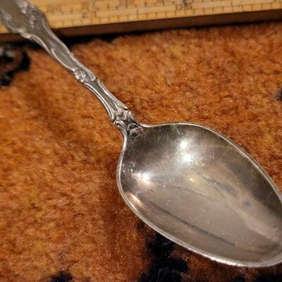 Lot #145: (3) Small Antique/Vintage Fancy Sterling Silver Spoons