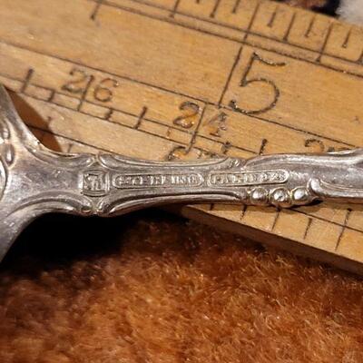 Lot #145: (3) Small Antique/Vintage Fancy Sterling Silver Spoons