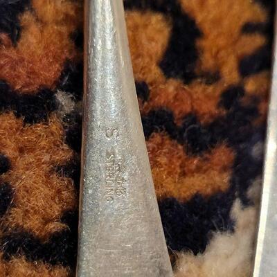 Lot #147: (4) Assorted Antique/Vintage Sterling Silver Fancy Spoons
