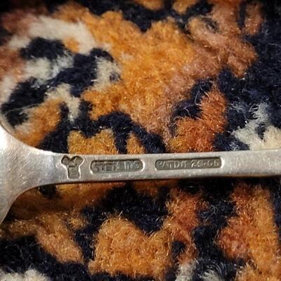 Lot #149: (4) Antique/Vintage Sterling Silver Spoons and Jam Knife