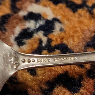 Lot #149: (4) Antique/Vintage Sterling Silver Spoons and Jam Knife