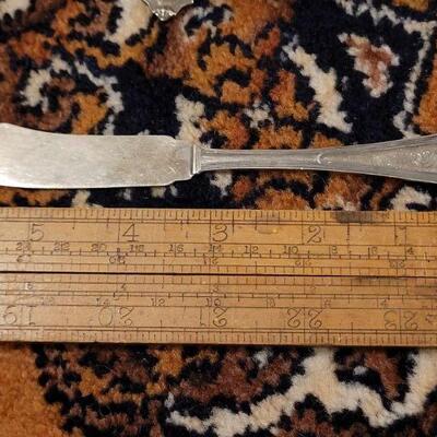 Lot #150: (5) Antique/Vintage Sterling Silver Handle Jam Spread Knives 