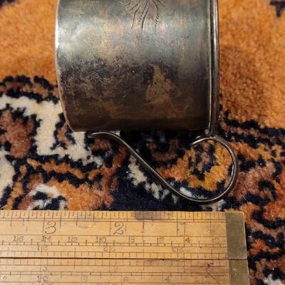 Lot #152: Antique Sterling Silver Baby Cup w/ Handle 