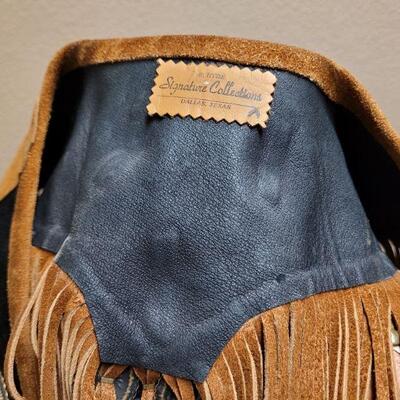 Lot # 155: Vintage Leather Collar w/ Concho Accents