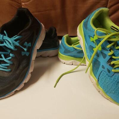 Lot #156: (2) Pair of UNDER ARMOUR Women's Athletic Shoes Size 8.5
