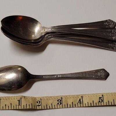 Lot #159: Assorted Vintage Silverplated Flatware (39 pics total)