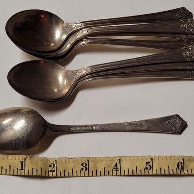 Lot #159: Assorted Vintage Silverplated Flatware (39 pics total)