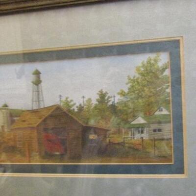 LOT 103  PASTEL PAINTING BY CG YEAGER 