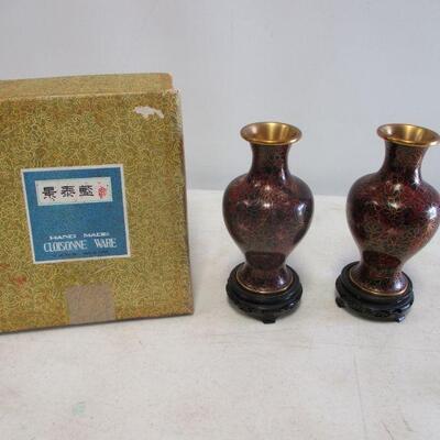 Lot 116 - Hand Made Cloisonne Ware
