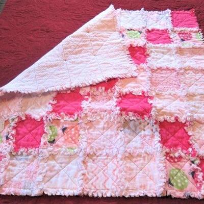 Blanket - pink rag
