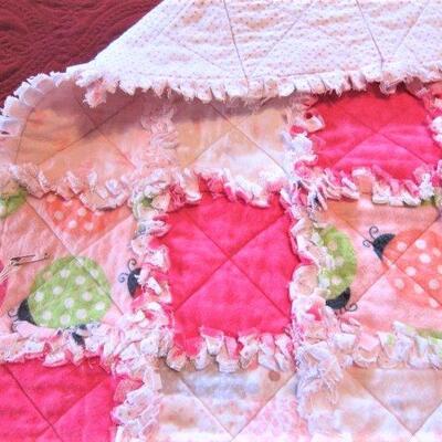 Blanket - pink rag