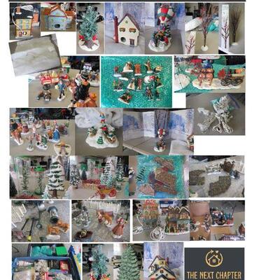 Christmas Village Houses, and accessories 