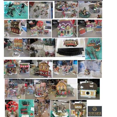 Christmas Village Houses, and accessories 
