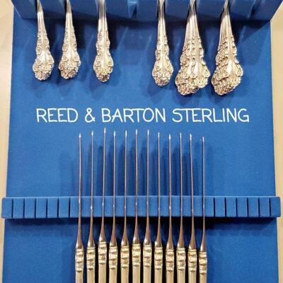 REED & BARTON 63 PC. STERLING SET 