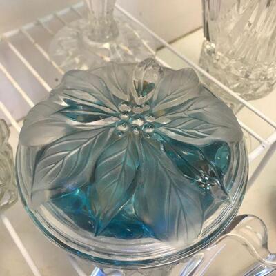 Clear Crystal Vases Decanters Misc (18)