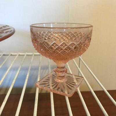 Pink Depression Glass (20)