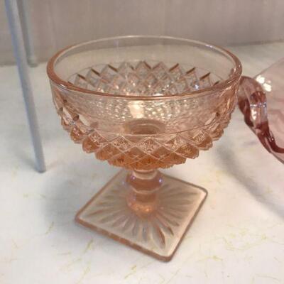 Pink Depression Glass (20)