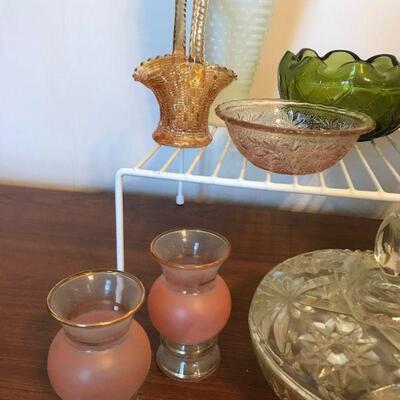 Vintage Colorful Glass Lot (28)