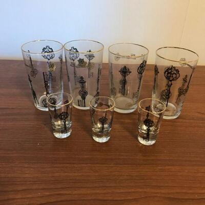 Vintage Sasaki Key Glassware (40)