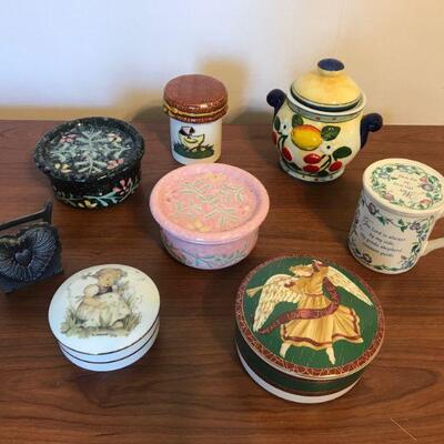 Vintage Mixed Ceramic Container Trinket Lot (46)
