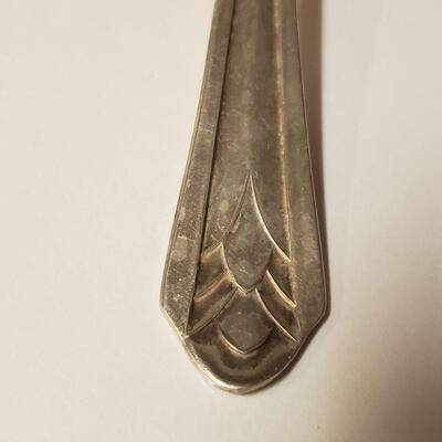 Lot 162: Silverplate Salt & Pepper and Serving Spoon