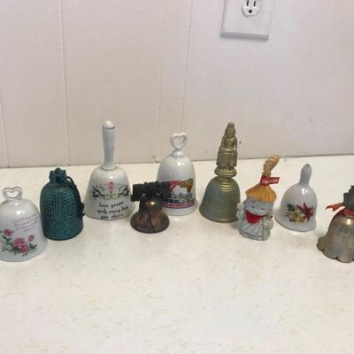 Vintage Variety of Souvenir Bells (56)