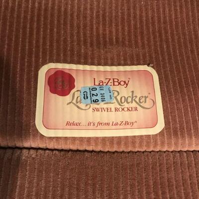 Rose La Z Boy Swivel Rocker Pair (59)