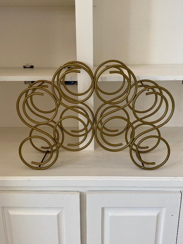 Brass Wine Rack