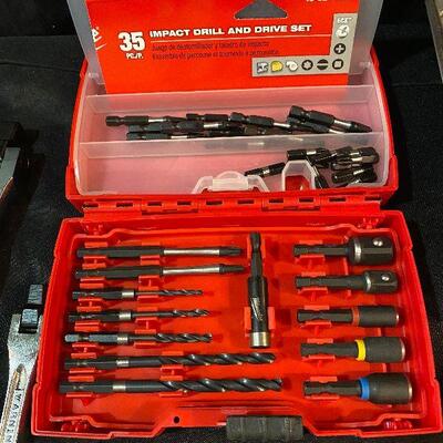 Lot 19 - Car Tools and Accessories (Craftsman oil filter wrench, Milwalkee Impact Drill & Driver set and much more!)