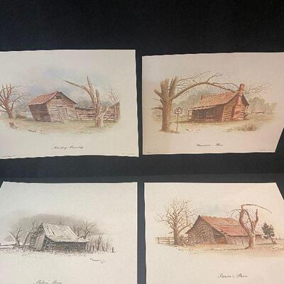 Lot 25 - Lot 25 - Fine Art Reproductions by E. Howard Burger - Signed w/COA