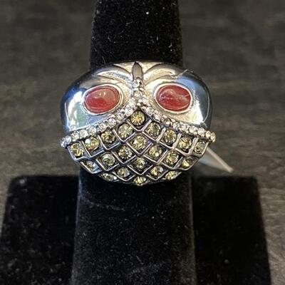 Fashion Owl Ring - Size 7