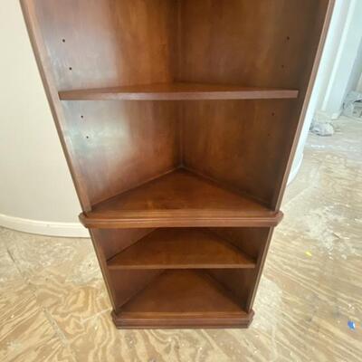 Solid Wood Corner Cabinet - Excellent Condition 
