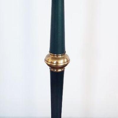 METAL GOLD AND GREEN LAMP 