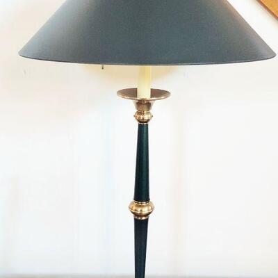 METAL GOLD AND GREEN LAMP 