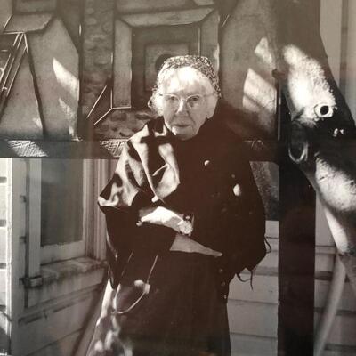 Robert Werling (b. 1946) Signed Print Portrait of Photographer Imogen Cunningham