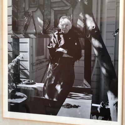 Robert Werling (b. 1946) Signed Print Portrait of Photographer Imogen Cunningham