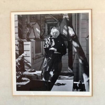 Robert Werling (b. 1946) Signed Print Portrait of Photographer Imogen Cunningham