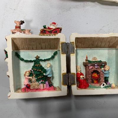 Mini Fold Up Holiday Home & Ornaments