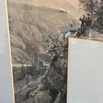 1882 Granville Perkins (1830â€“1895) Original Signed Pair of Paintings