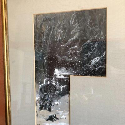 1882 Granville Perkins (1830â€“1895) Original Signed Pair of Paintings
