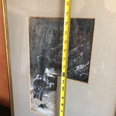 1882 Granville Perkins (1830â€“1895) Original Signed Pair of Paintings