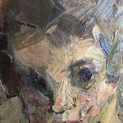 Joseph Morris Raphael (1869-1950) Painting Study of His Daughter Johanna
