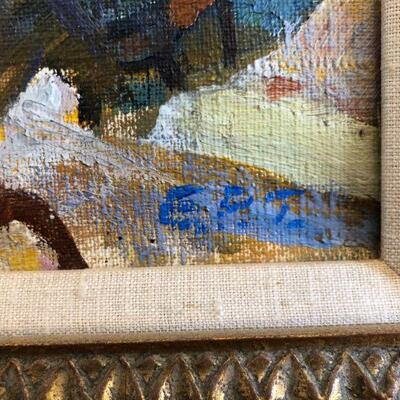 Edith Park Truesdell (1888-1986) Signed Original Painting Portrait of Mrs Alverez
