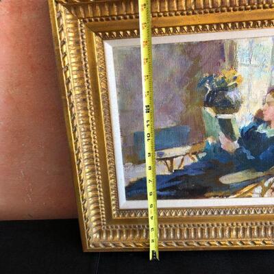 Edith Park Truesdell (1888-1986) Signed Original Painting Portrait of Mrs Alverez