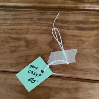 WOOD TOY STORAGE BOX